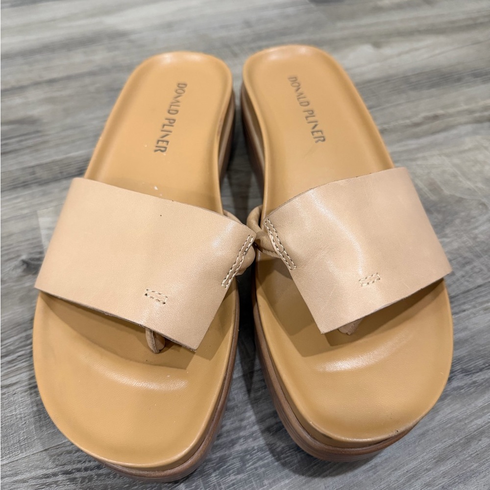 Donald Pliner Fifi Sandal in Camel - Vachetta - Picture 5 of 8